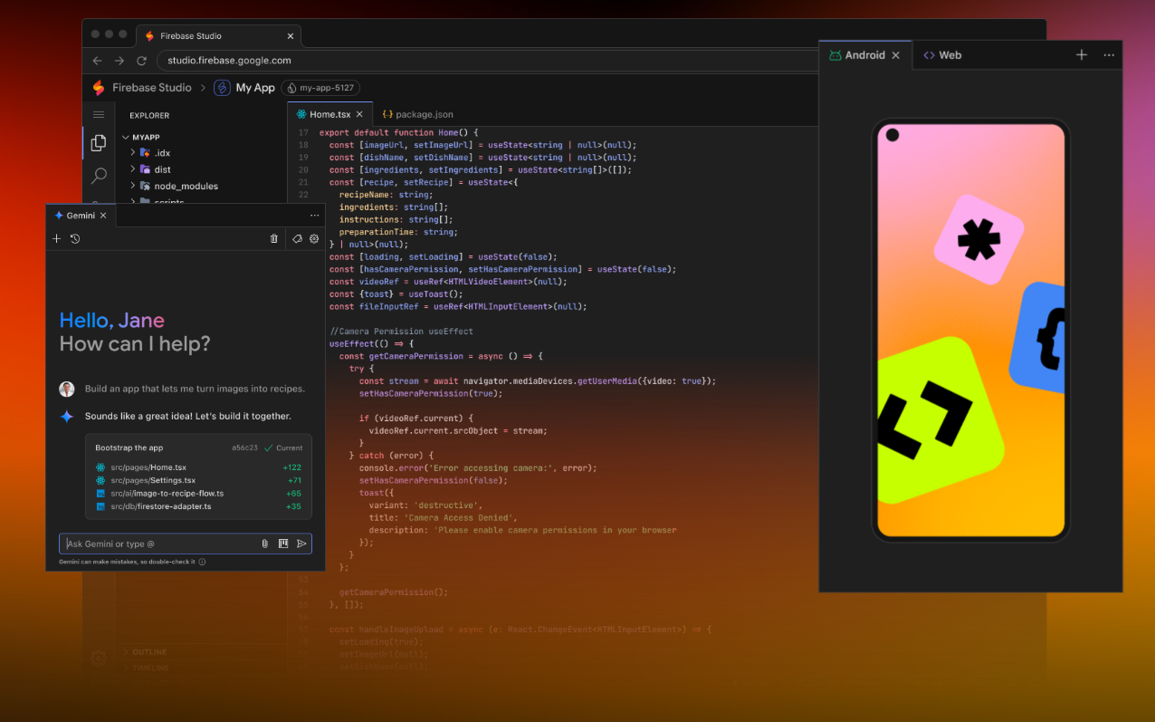 Firebase Studio gallery image