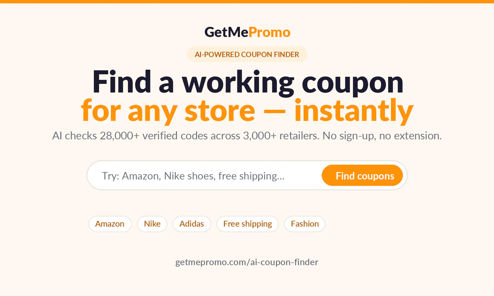 AI Coupon Finder by GetMePromo gallery image