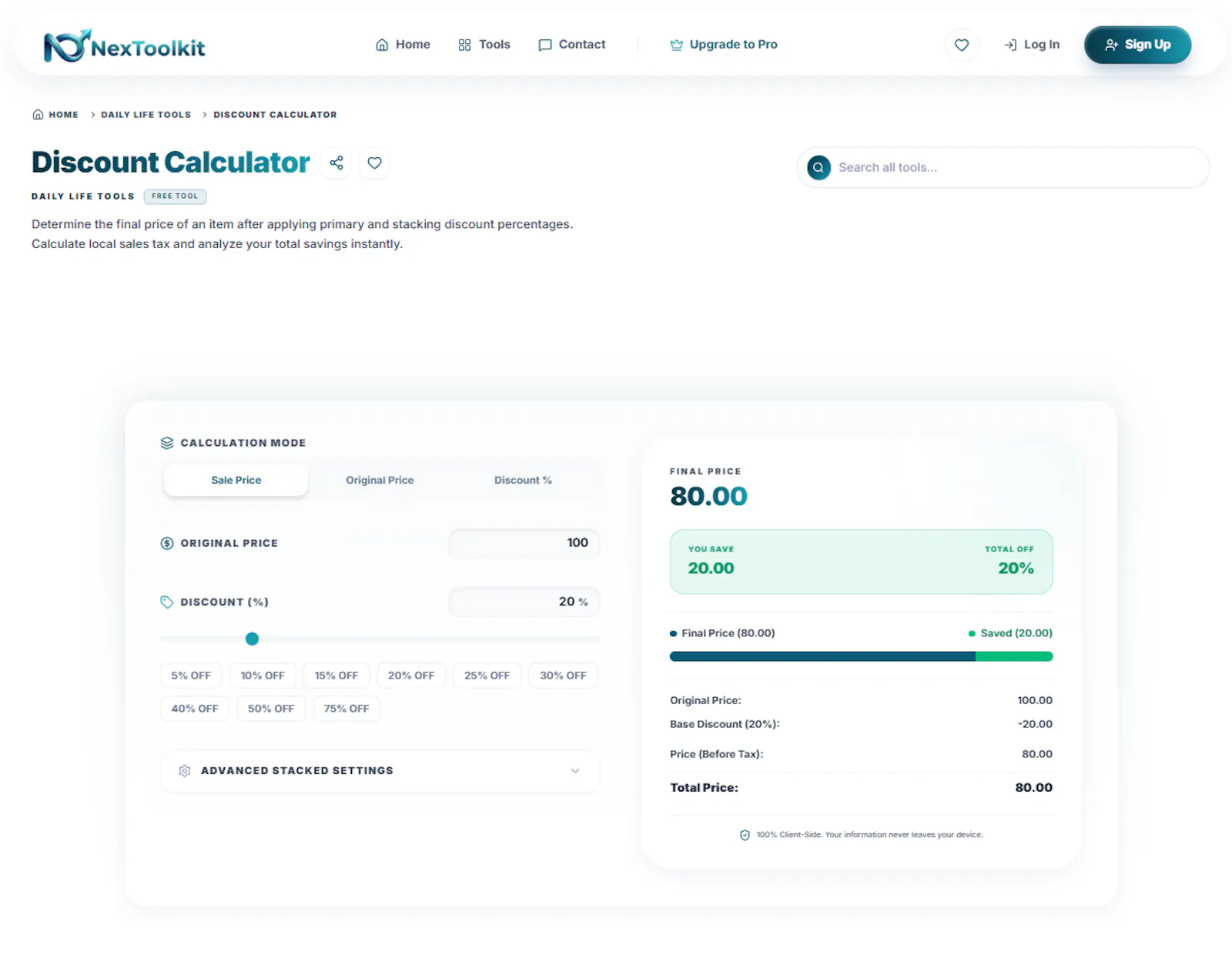 NexToolkit screenshot 4