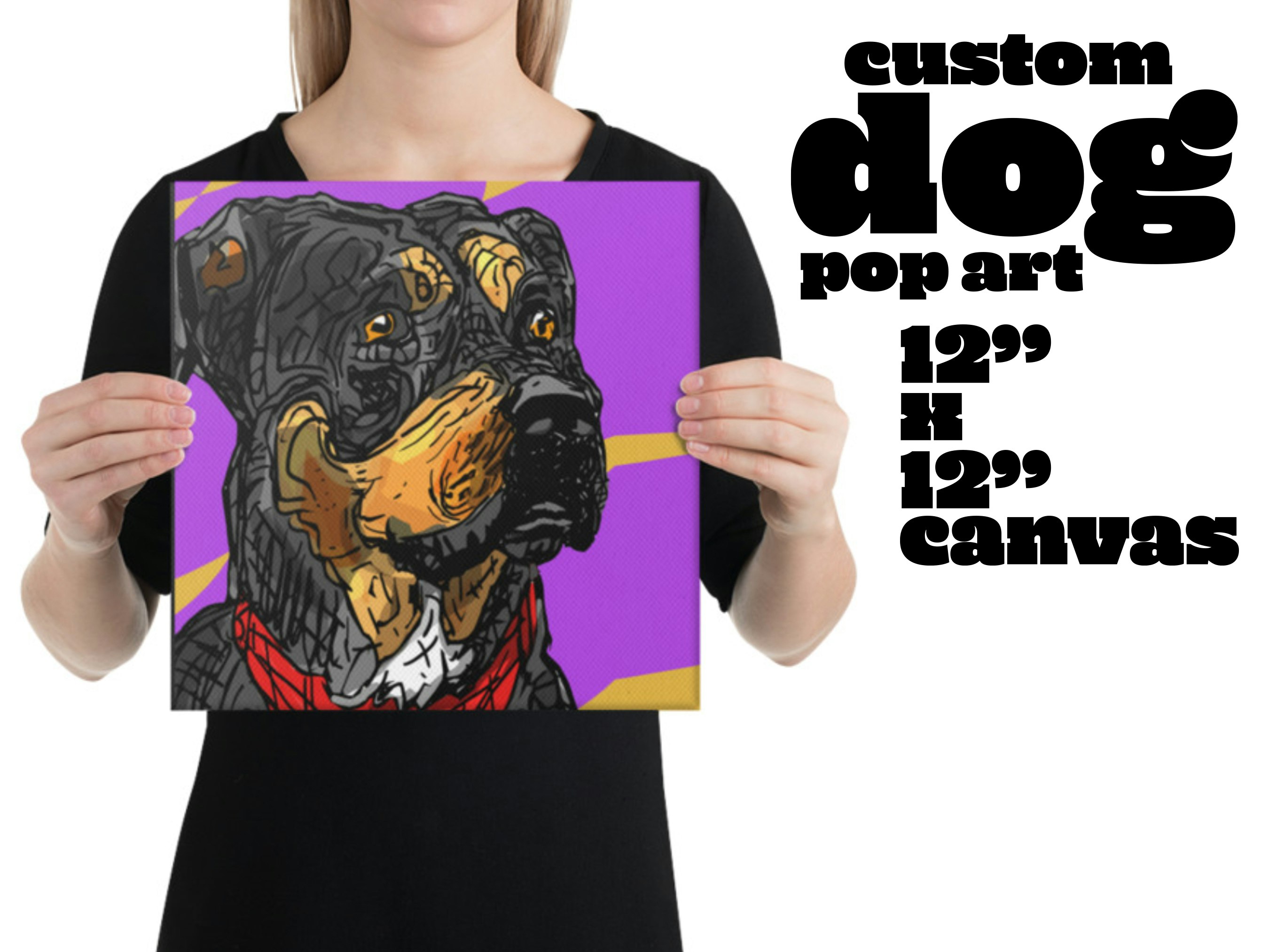 Mídia 2 de Arte de cachorro pop para a próxima geração.