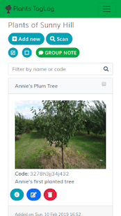 Plants Management - TagLog gallery image