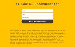 AI Social Recommendator media 3