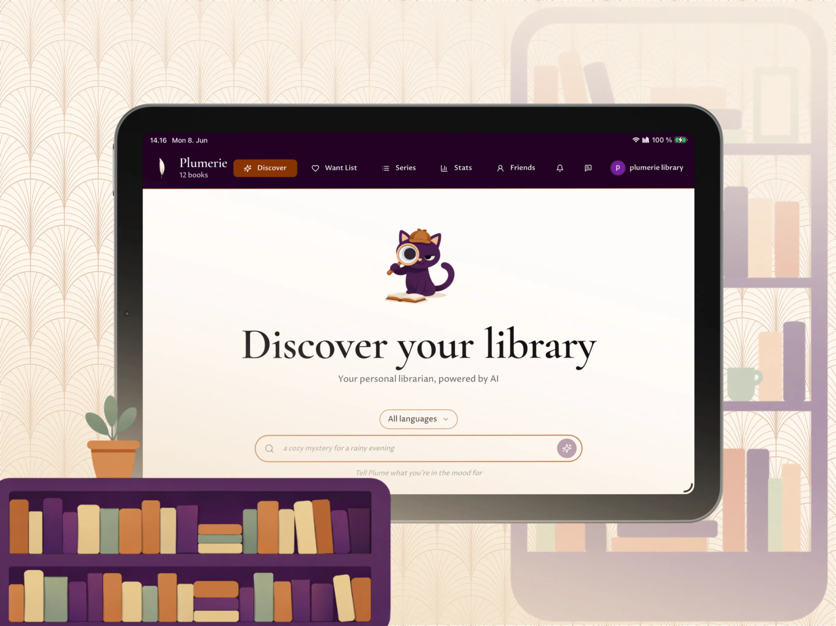 Plumerie: Home Library App gallery image
