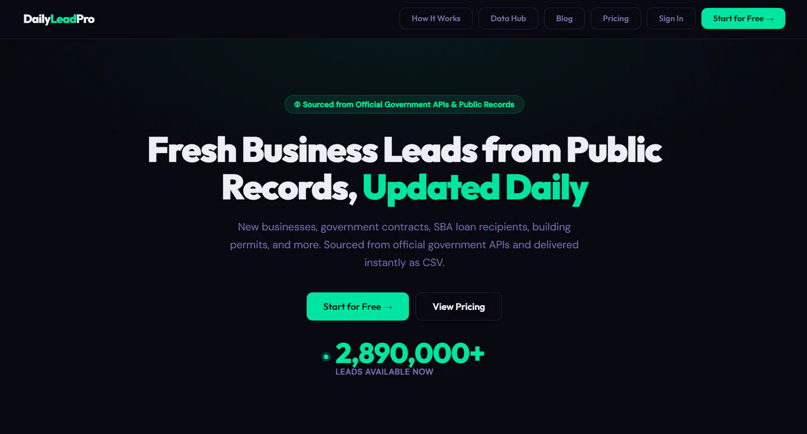 DailyLeadPro screenshot 1