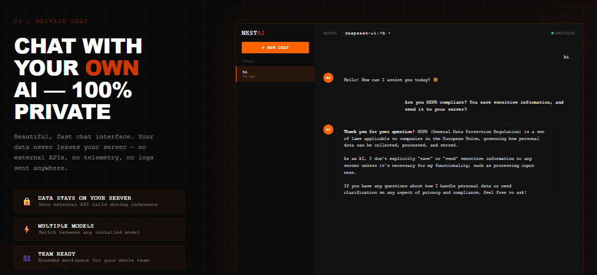 Nestai - Private AI for you gallery image