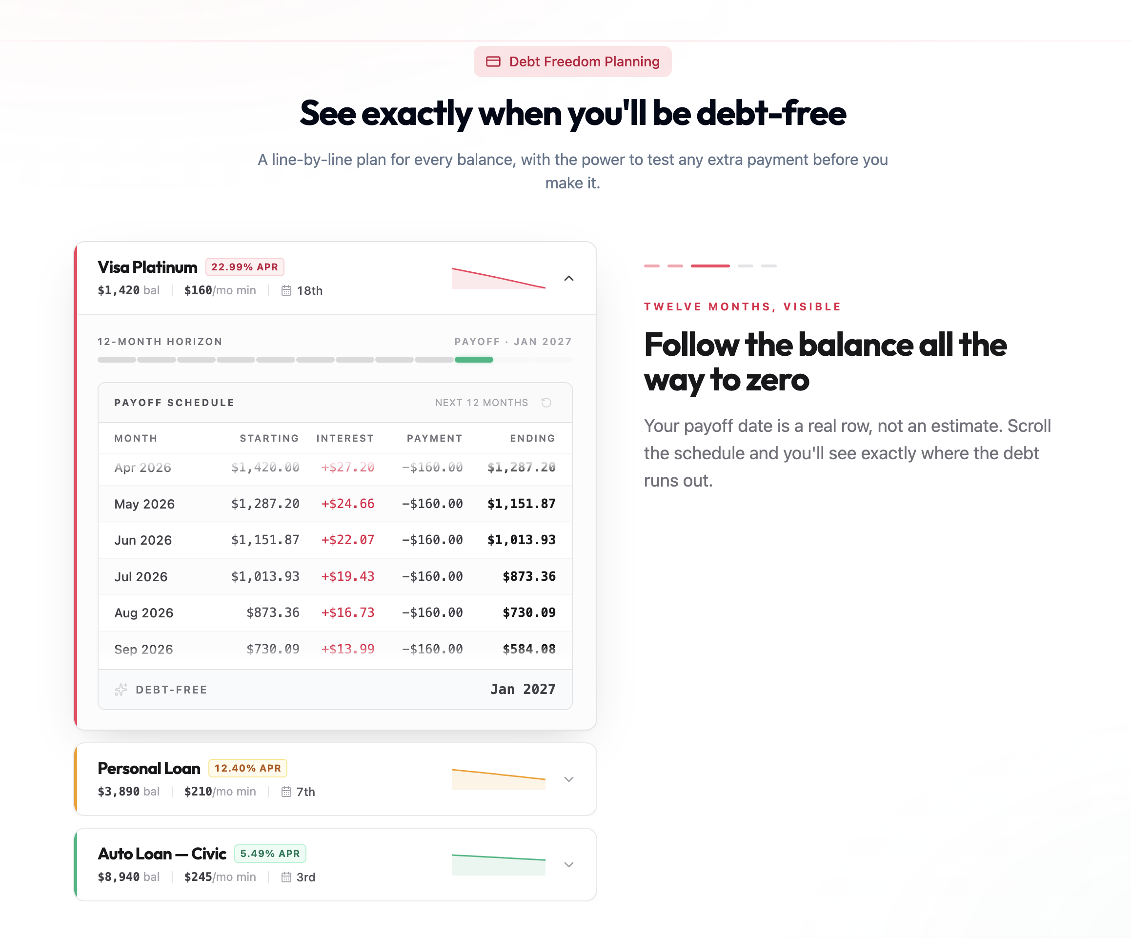 Tens of Dollars — Know your cash flow gallery image