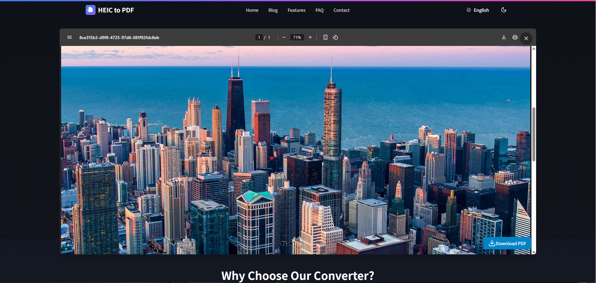 HEIC to PDF gallery image