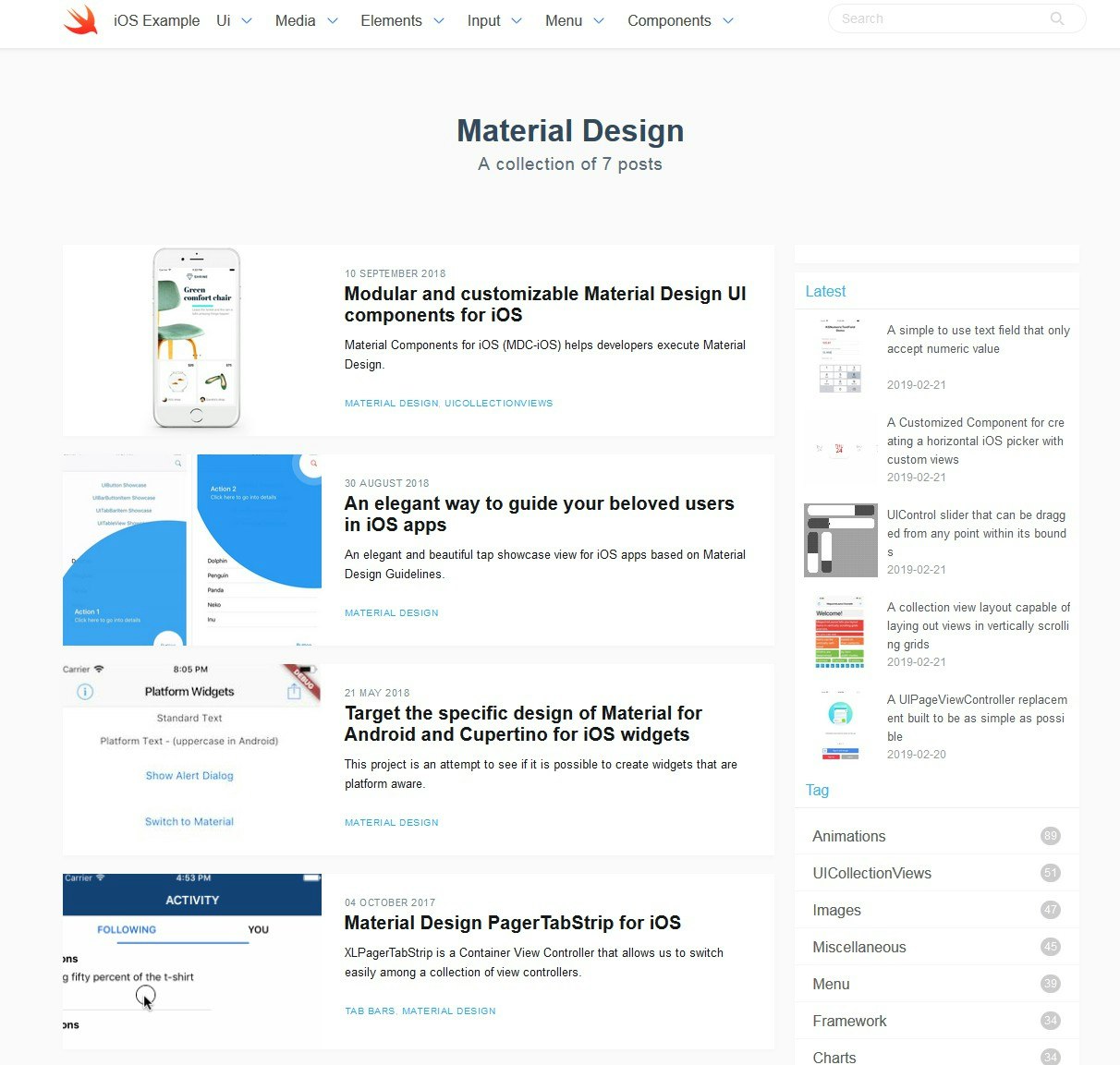 iOS Example gallery image