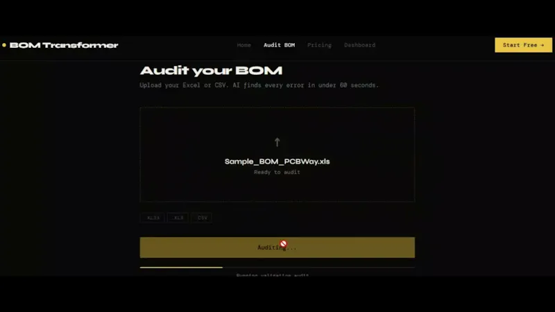 BOM Transformer screenshot 1 (video preview)