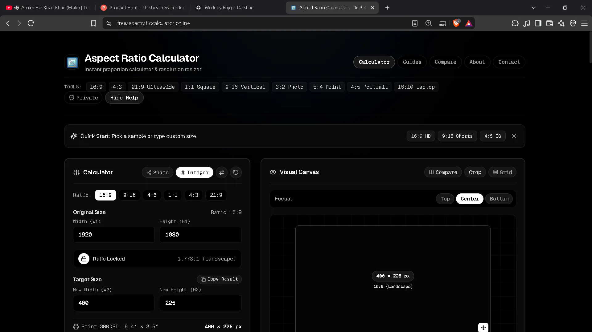 Aspect Ratio Calculator gallery image