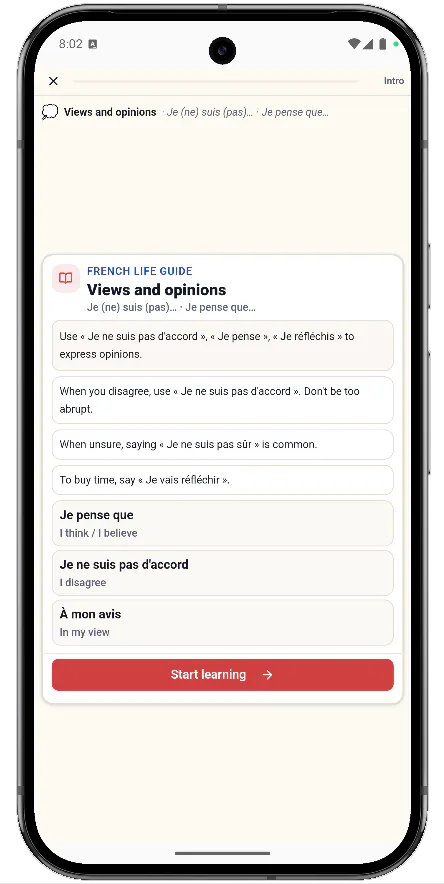 French Ready App gallery image