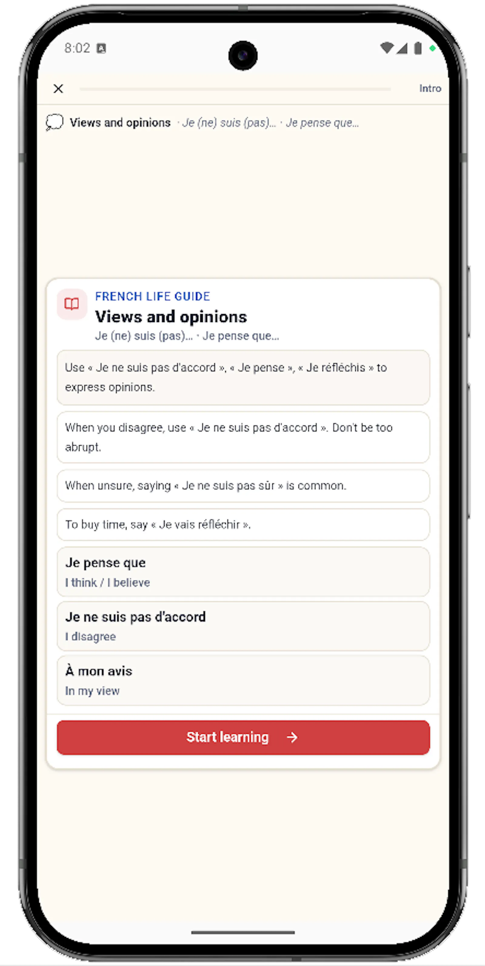 French Ready App screenshot 4