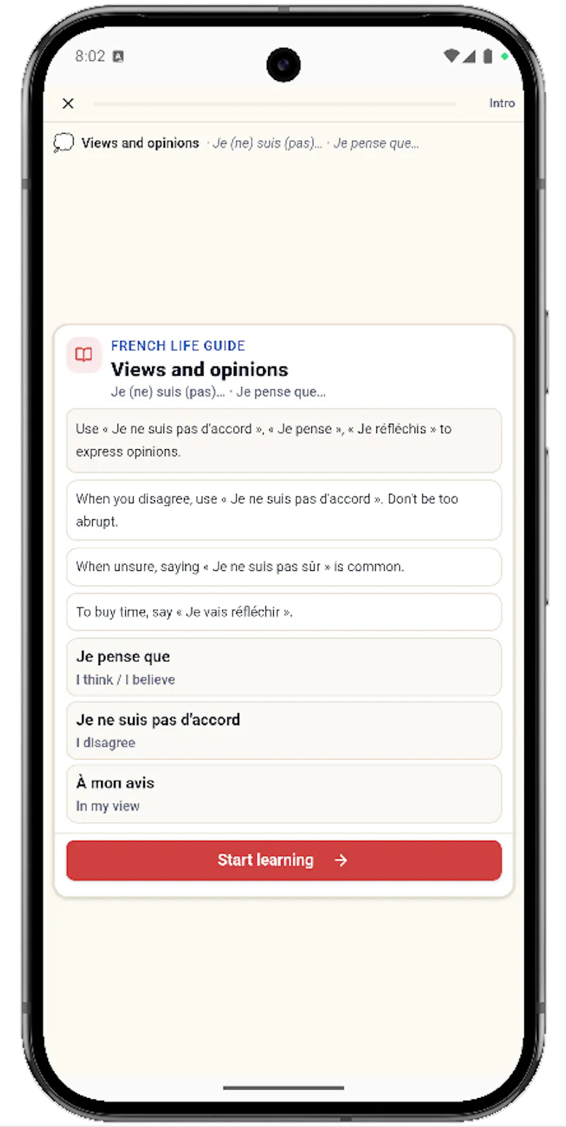 French Ready App screenshot 4