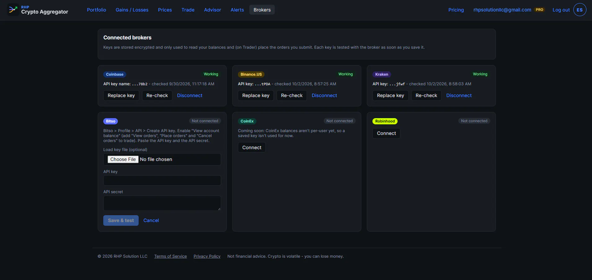 Crypto Aggregator gallery image