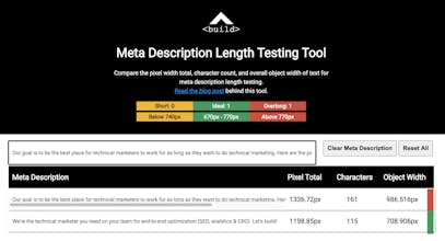 Page Title Length Testing Tool gallery image