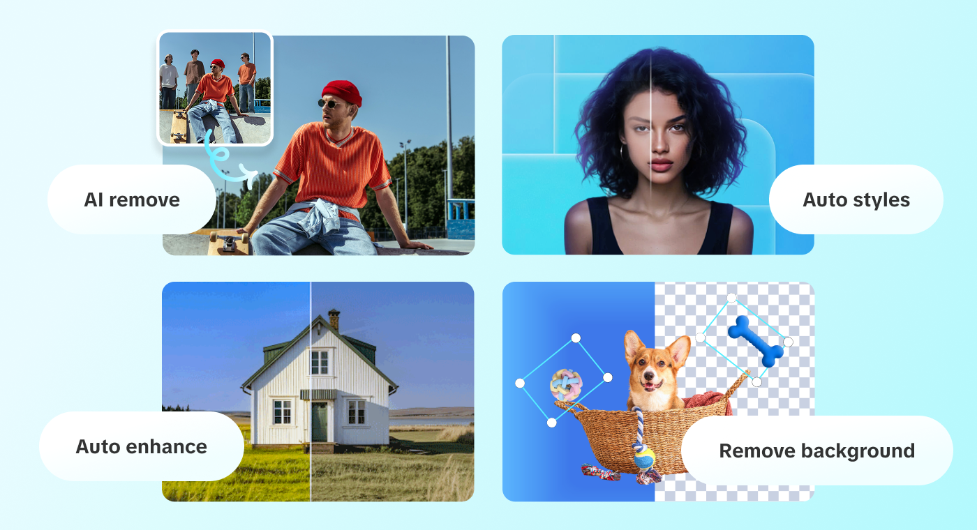 Capcut ai Suite - Basit bir editörde AI ile içerik oluşturun, düzenleyin veya remix medya 6