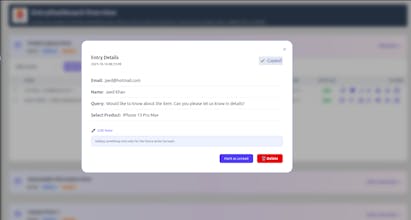 EntryDashboard gallery image