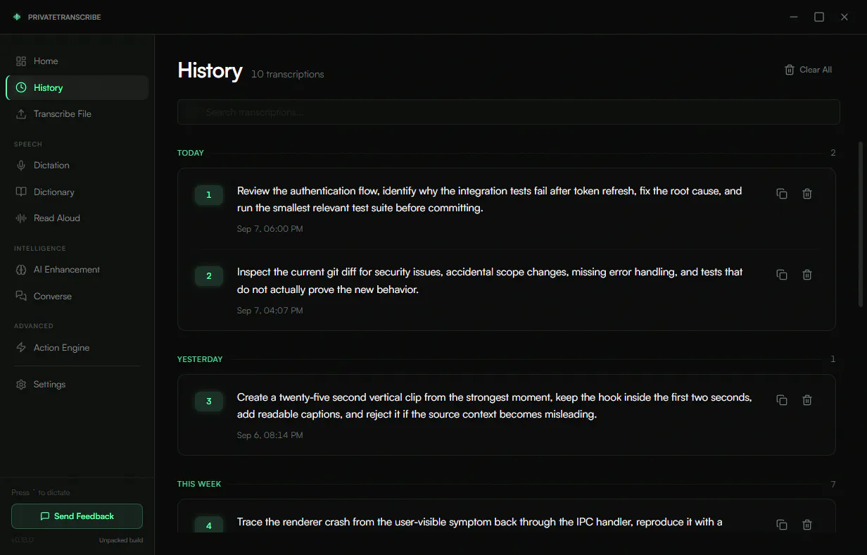 PrivateTranscribe gallery image