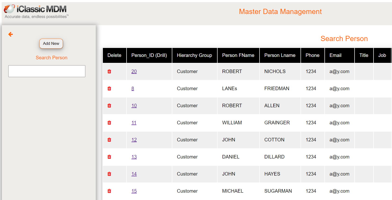 iClassic MDM - Master data management gallery image