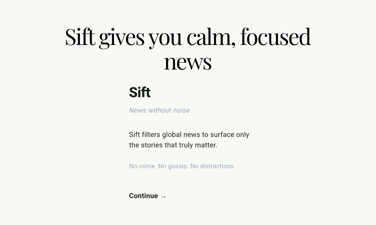 Sift gallery image