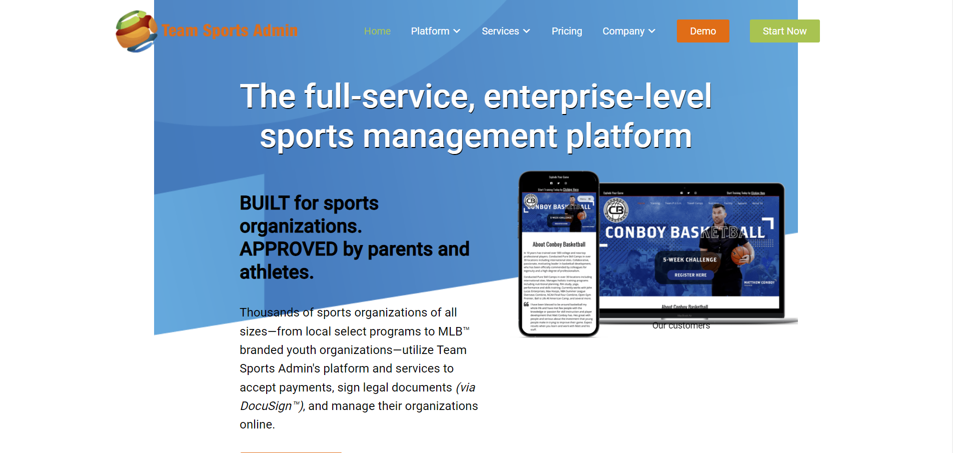 Team Sports Admin gallery image