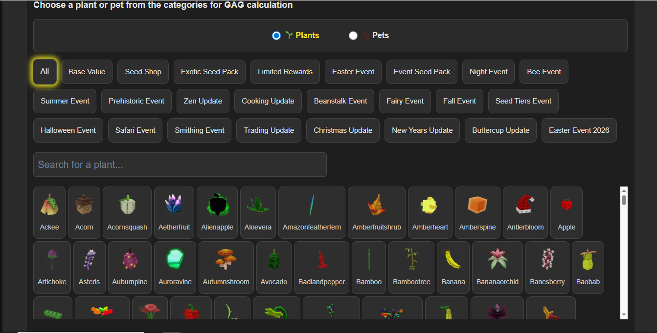 Garden Horizons Calculator gallery image