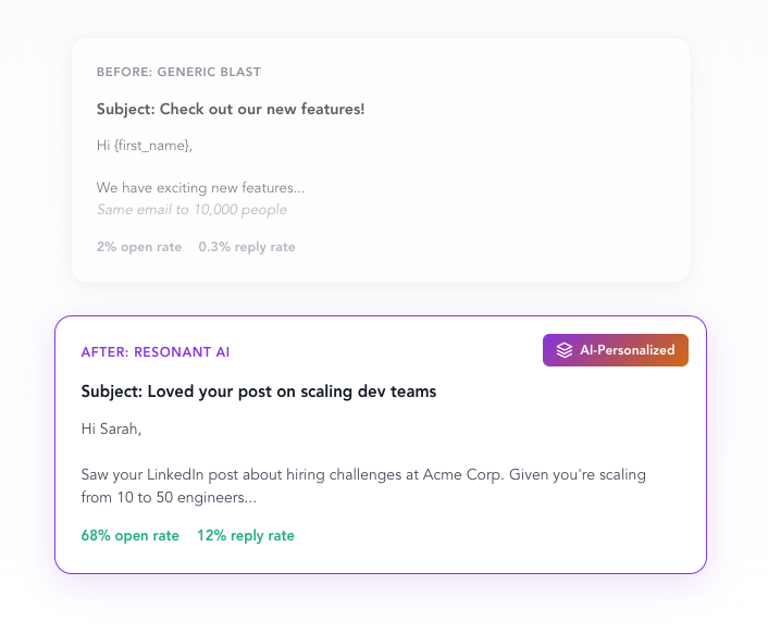 ResonantMail - Main product screenshot demonstrating key features and user interface