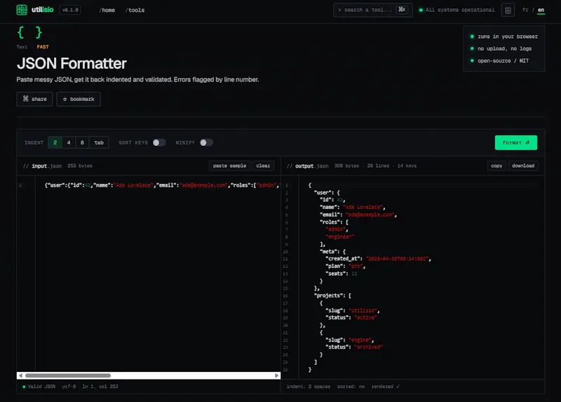 Utilisio screenshot 2