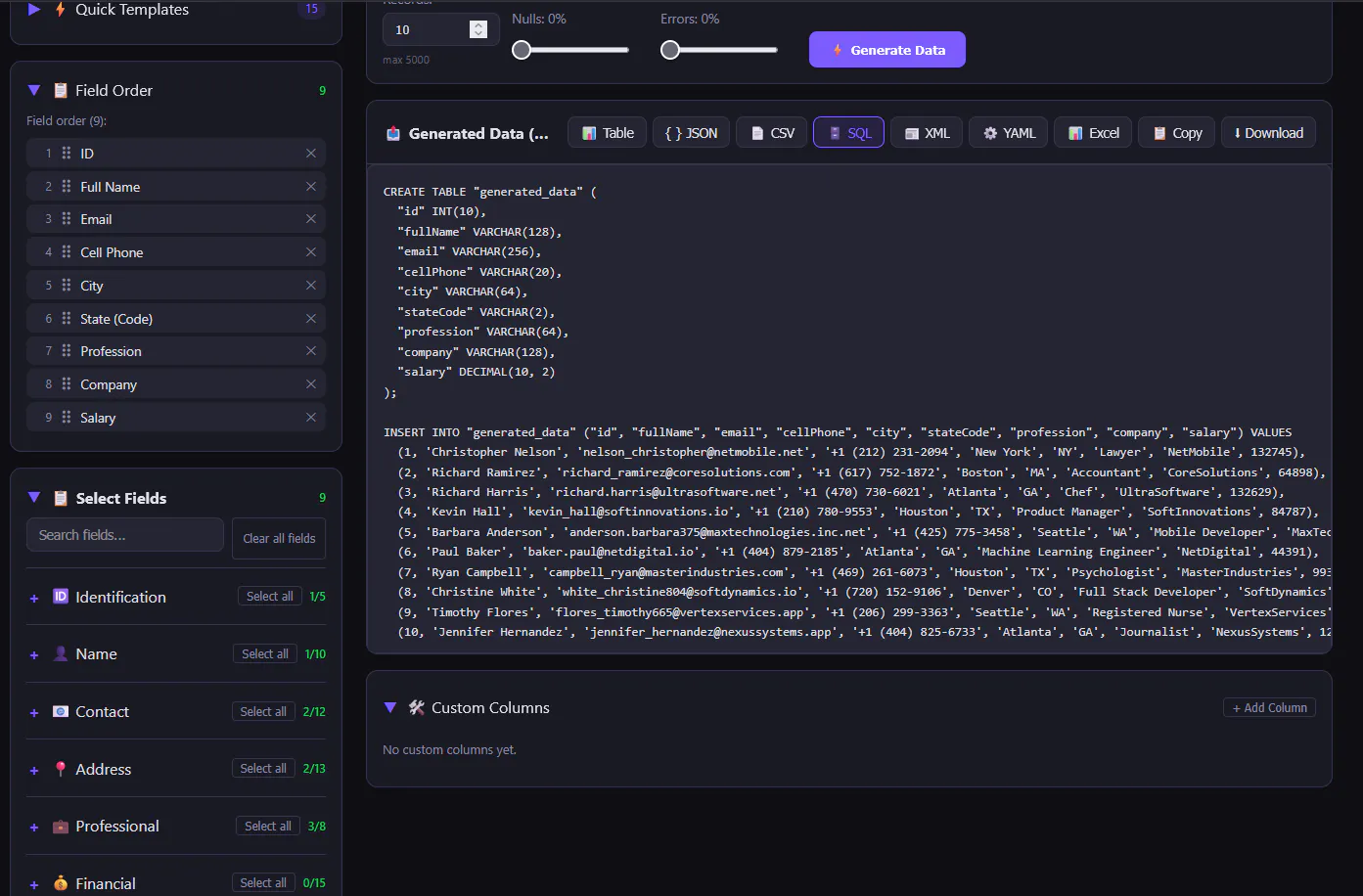 Fake Database gallery image