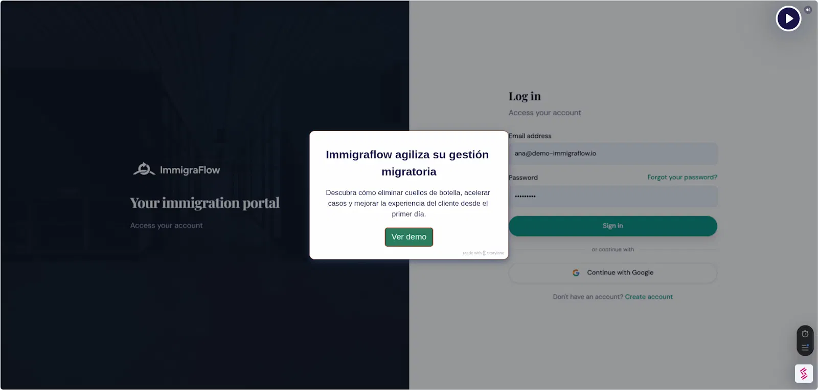ImmigraFlow screenshot 2