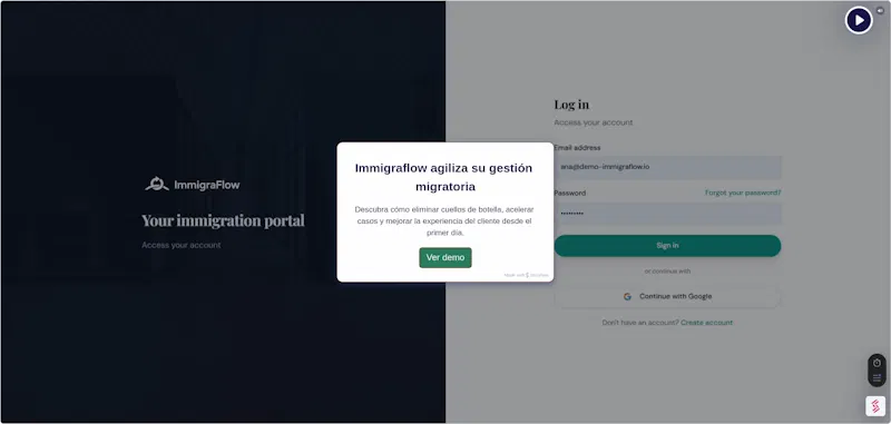 ImmigraFlow screenshot 2