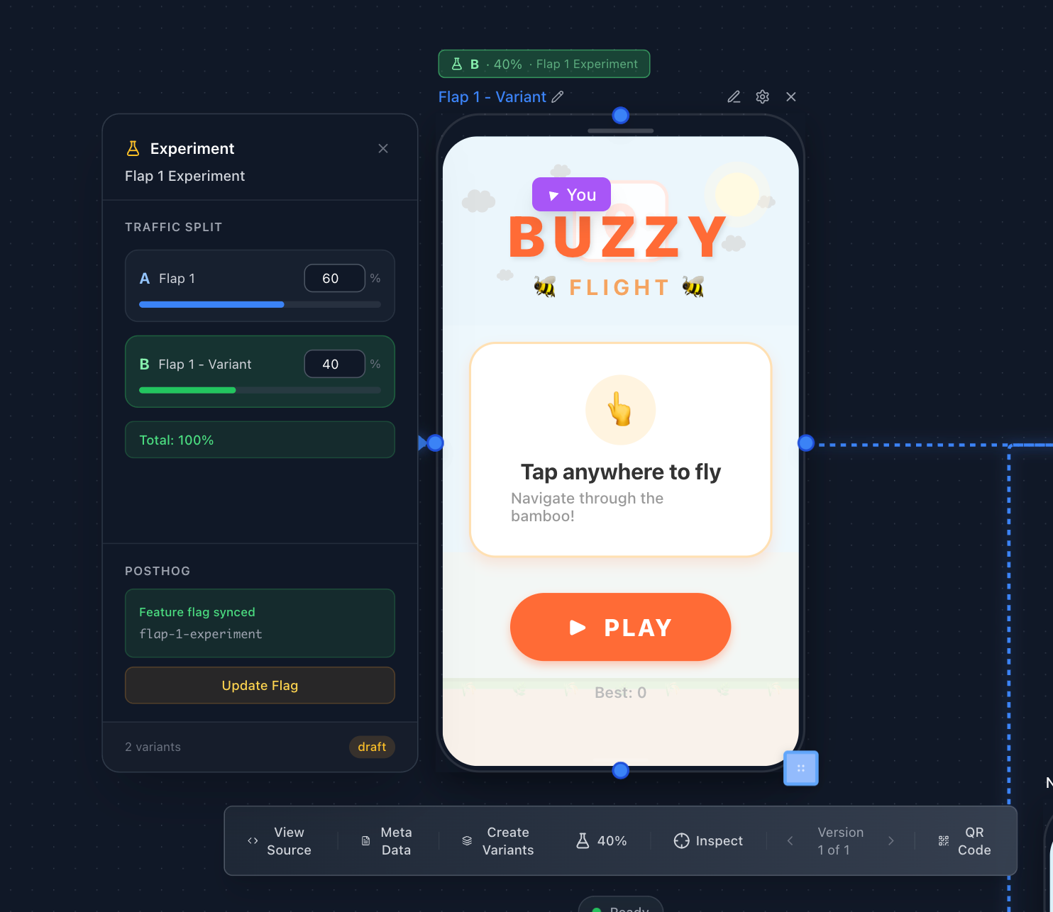 October - vibe code app experiments gallery image