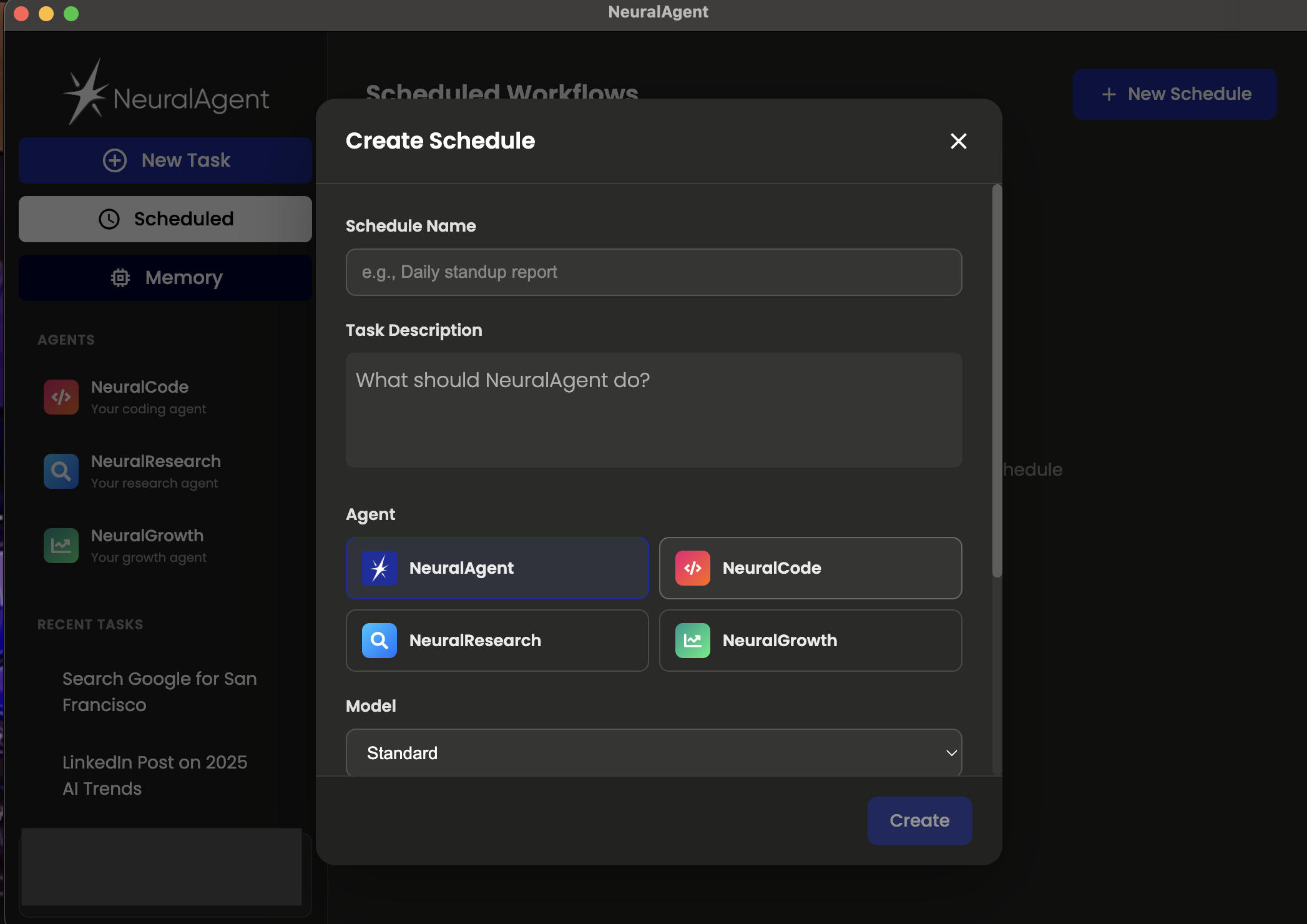 NeuralAgent 1.9 - Screenshot 5 showing product features and functionality