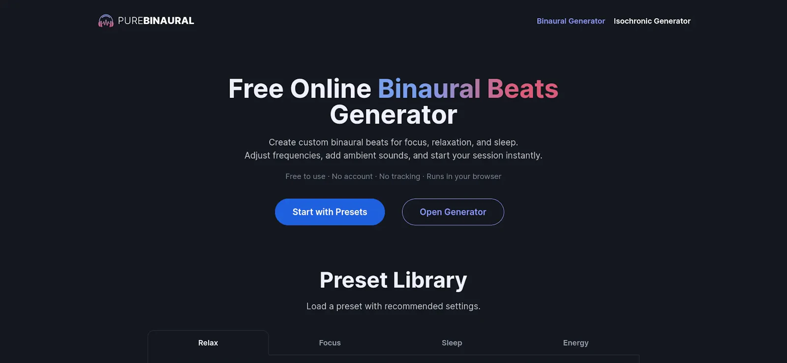 PureBinaural screenshot 1
