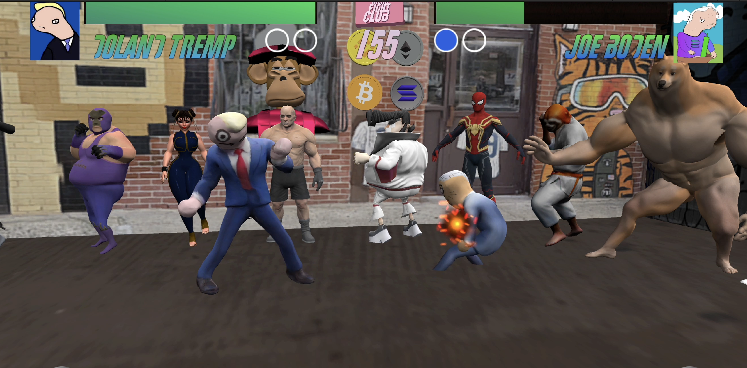 Meme Fight Club - A video game to create utility on top of memecoins media 4