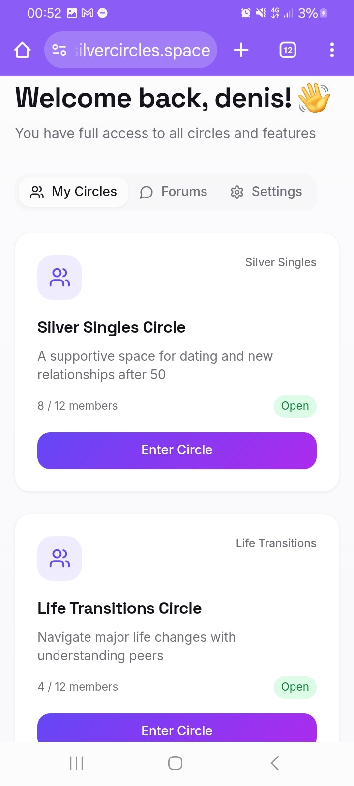 Silver Circles gallery image