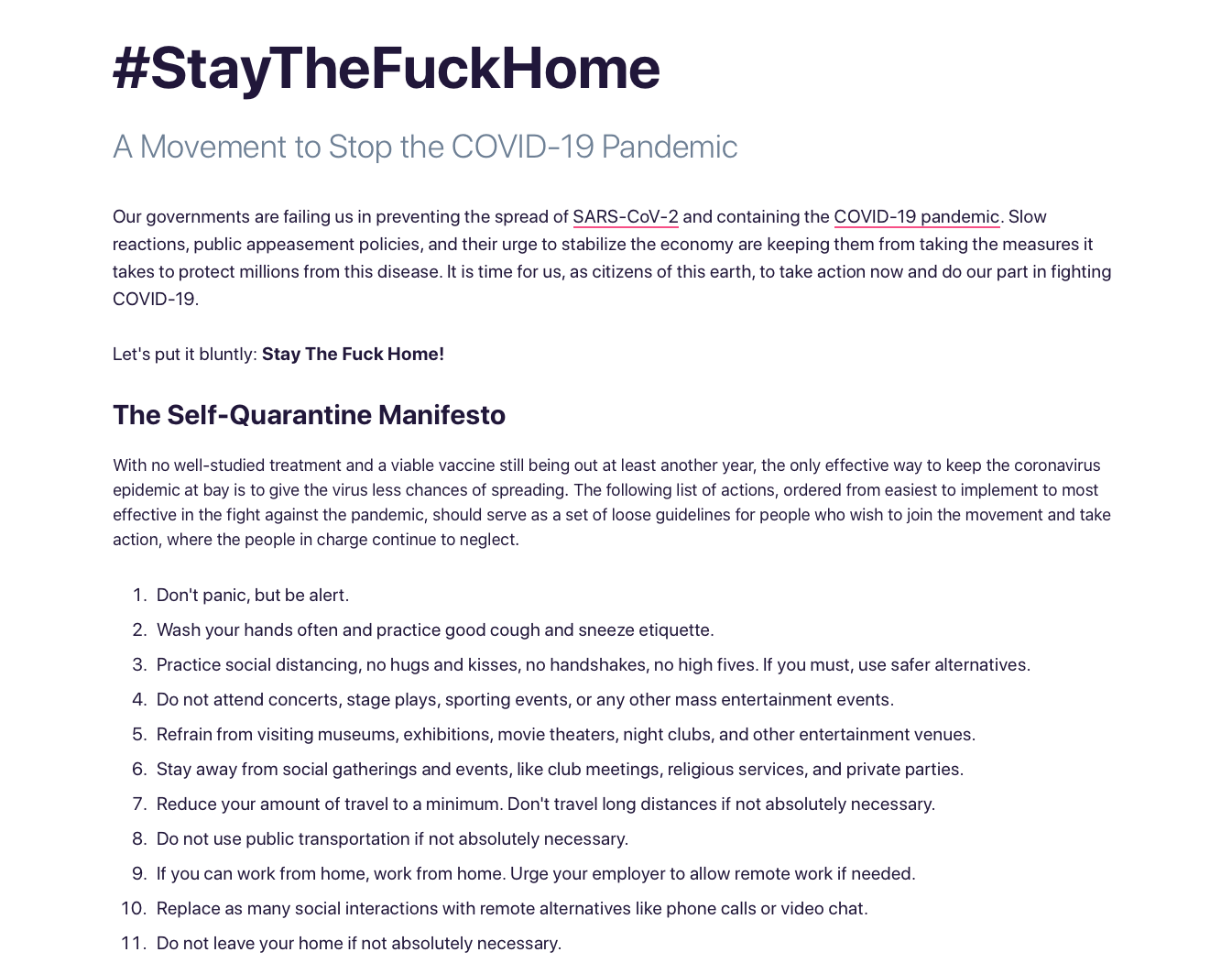 #StayTheFuckHome gallery image