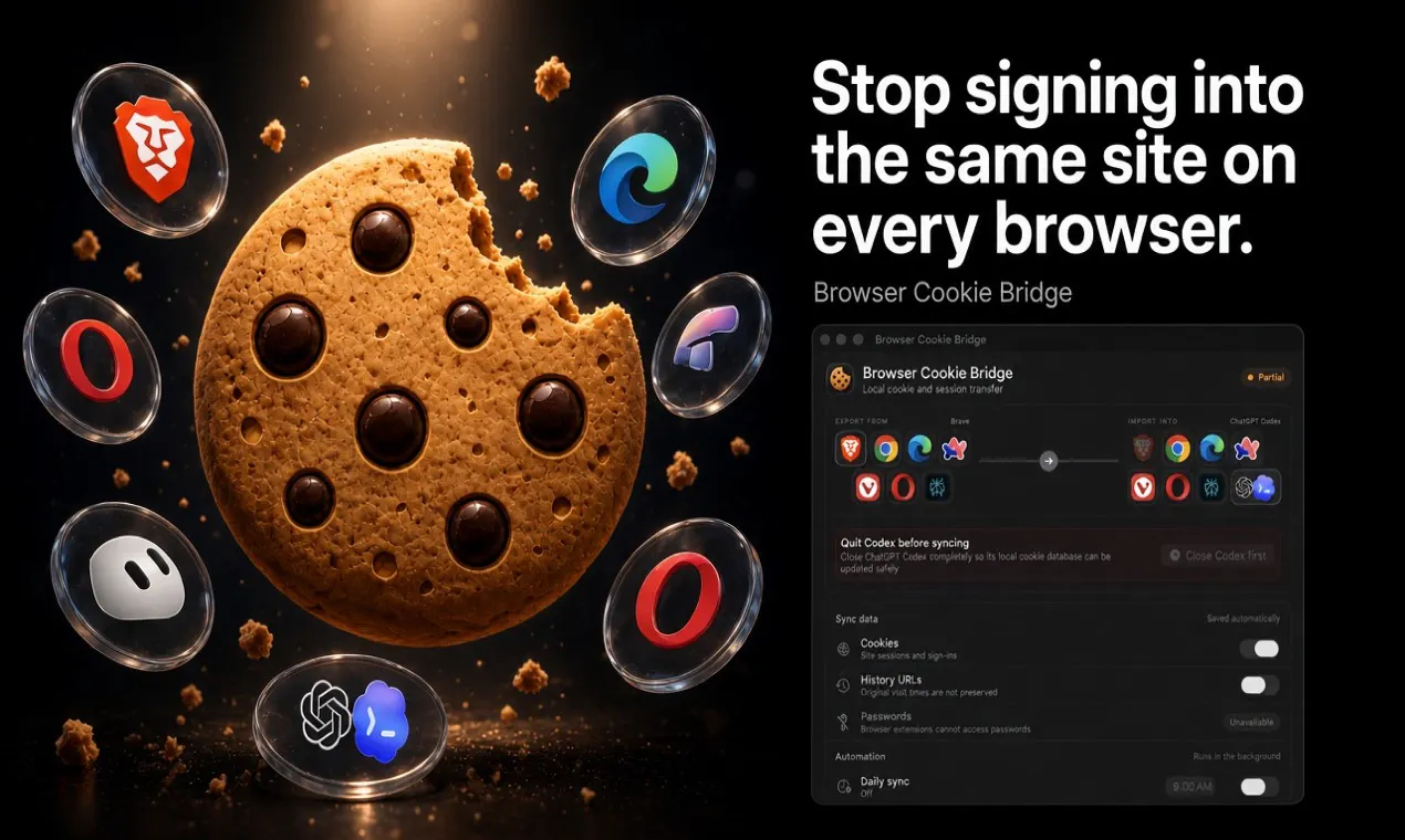 Browser Cookie Bridge gallery image