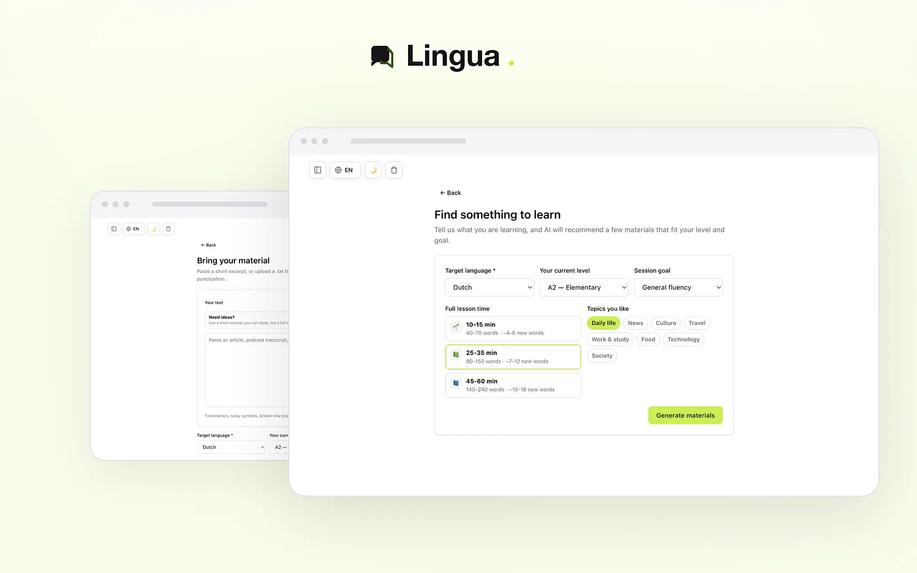 Lingua gallery image