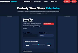 Family Law Calculator Suite gallery image