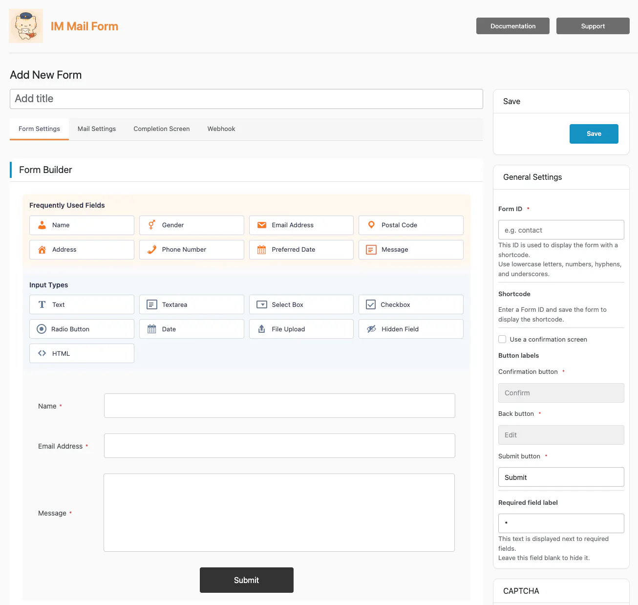 IM Mail Form gallery image