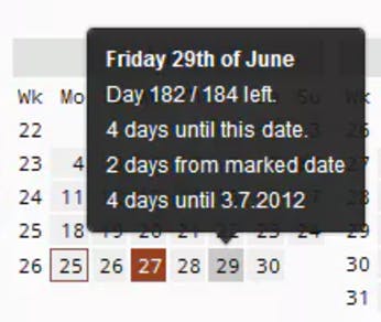 Calendar and Countdown media 1