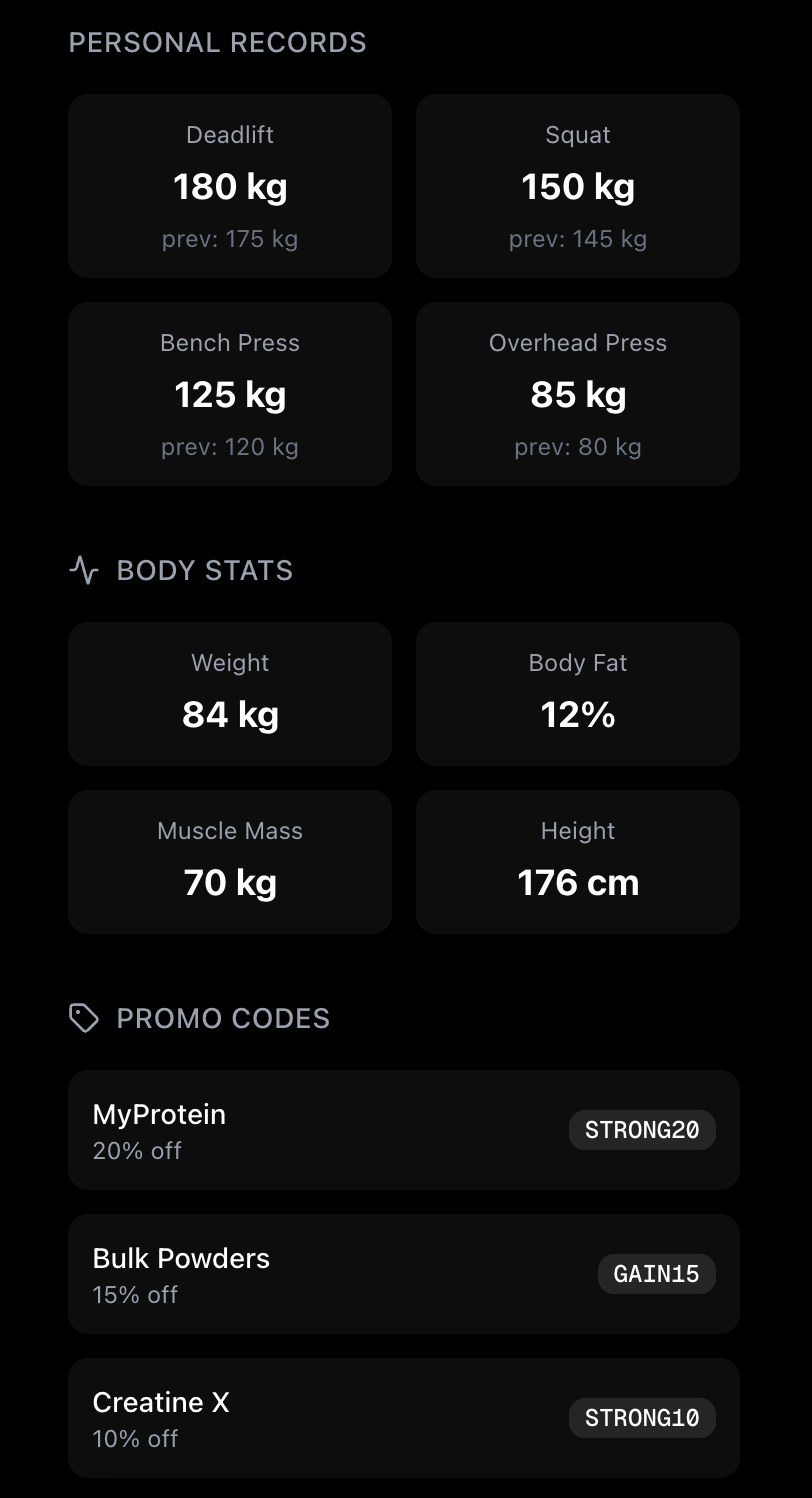 Mídia 3 de Gymtr.ee - O link na biografia foi criado para criadores e atletas de fitness