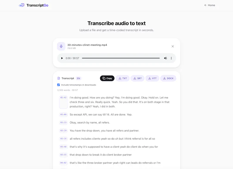 TranscriptGo screenshot 5