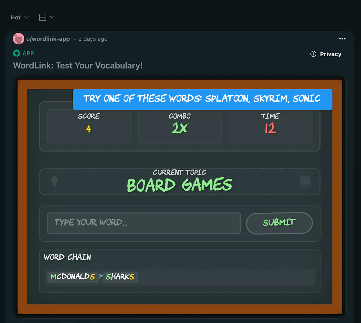 Wordlink