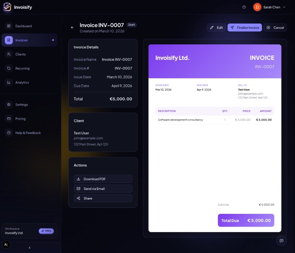 Invoisify gallery image