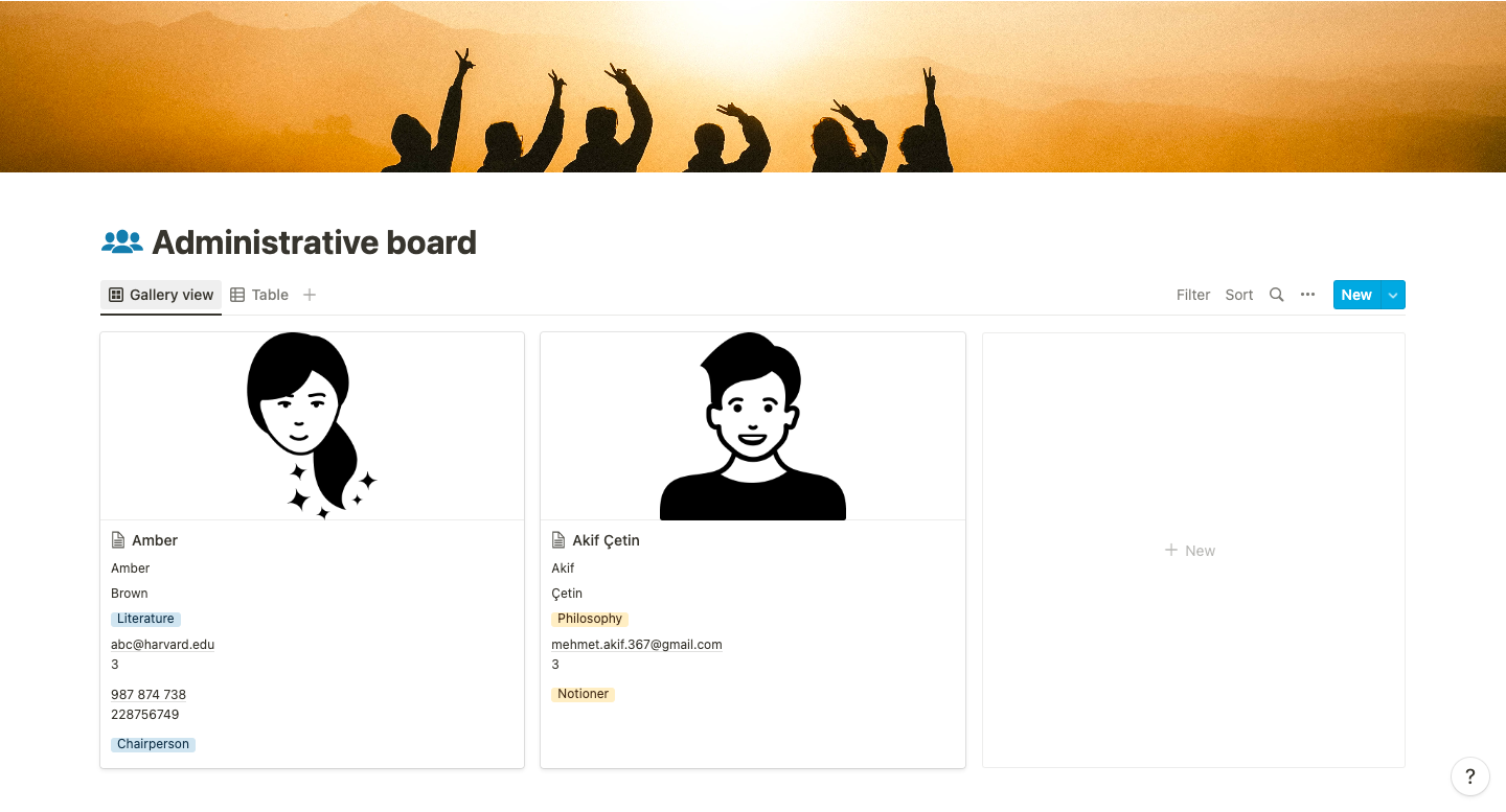 Student Club & Societies Notion Template gallery image