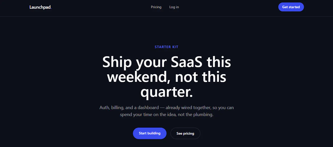 SaaS Starter Kits gallery image