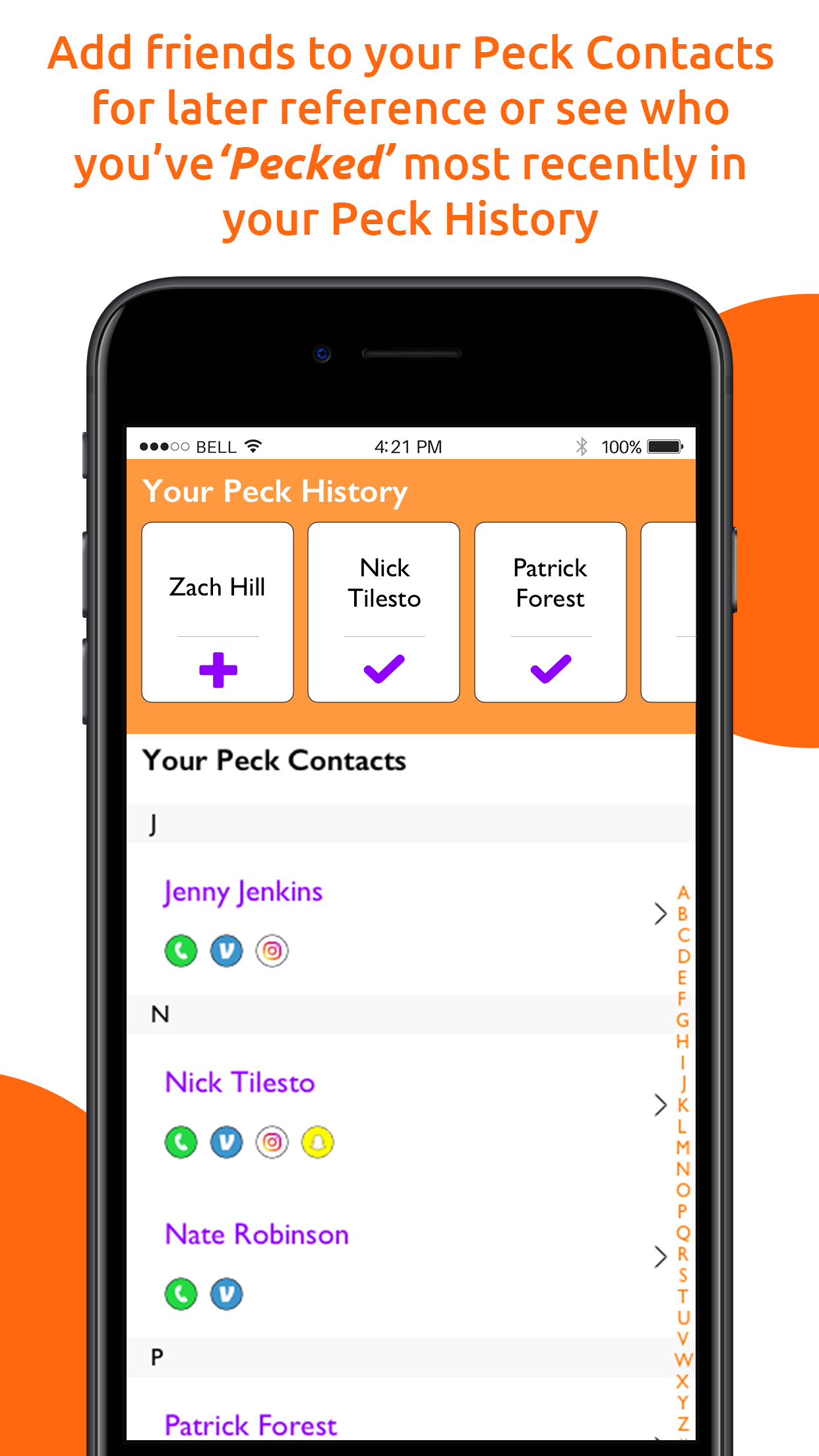 PeckApp gallery image