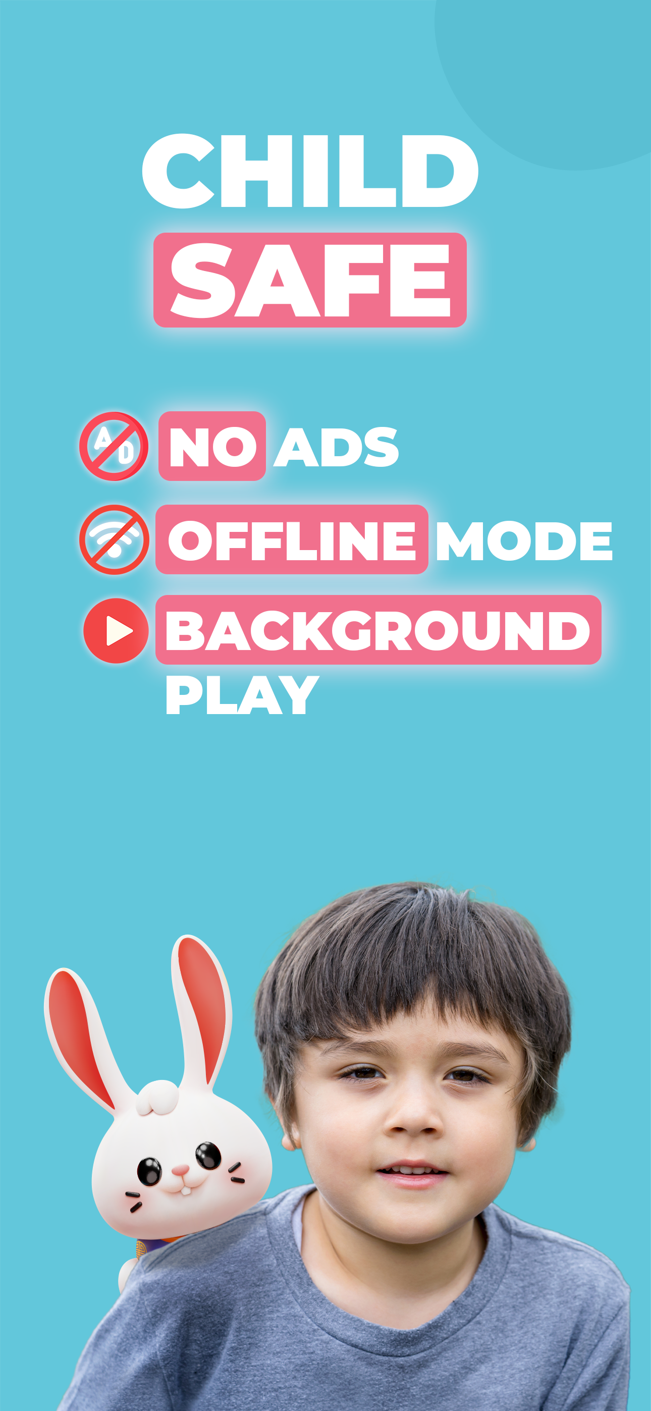 Rainbowrabbit - Audio -Schlafenszeitgeschichten - Audio erste Geschichte erzählen App mit großartigen Visuals. Medien 3